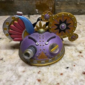Purple steampunk mickey ears ornament hat